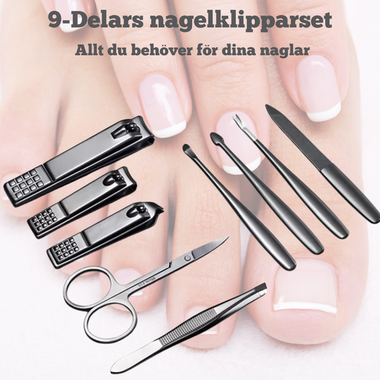 Nagelklipparset - 9 delar