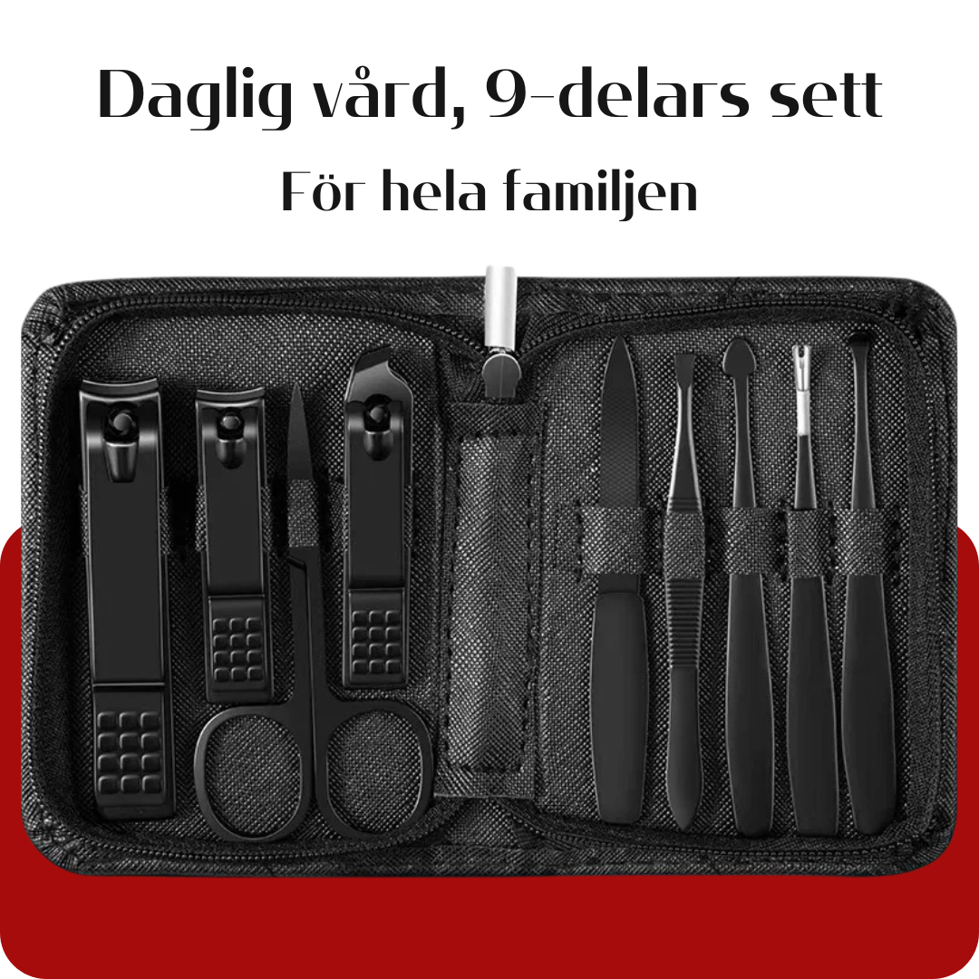 Nagelklipparset - 9 delar
