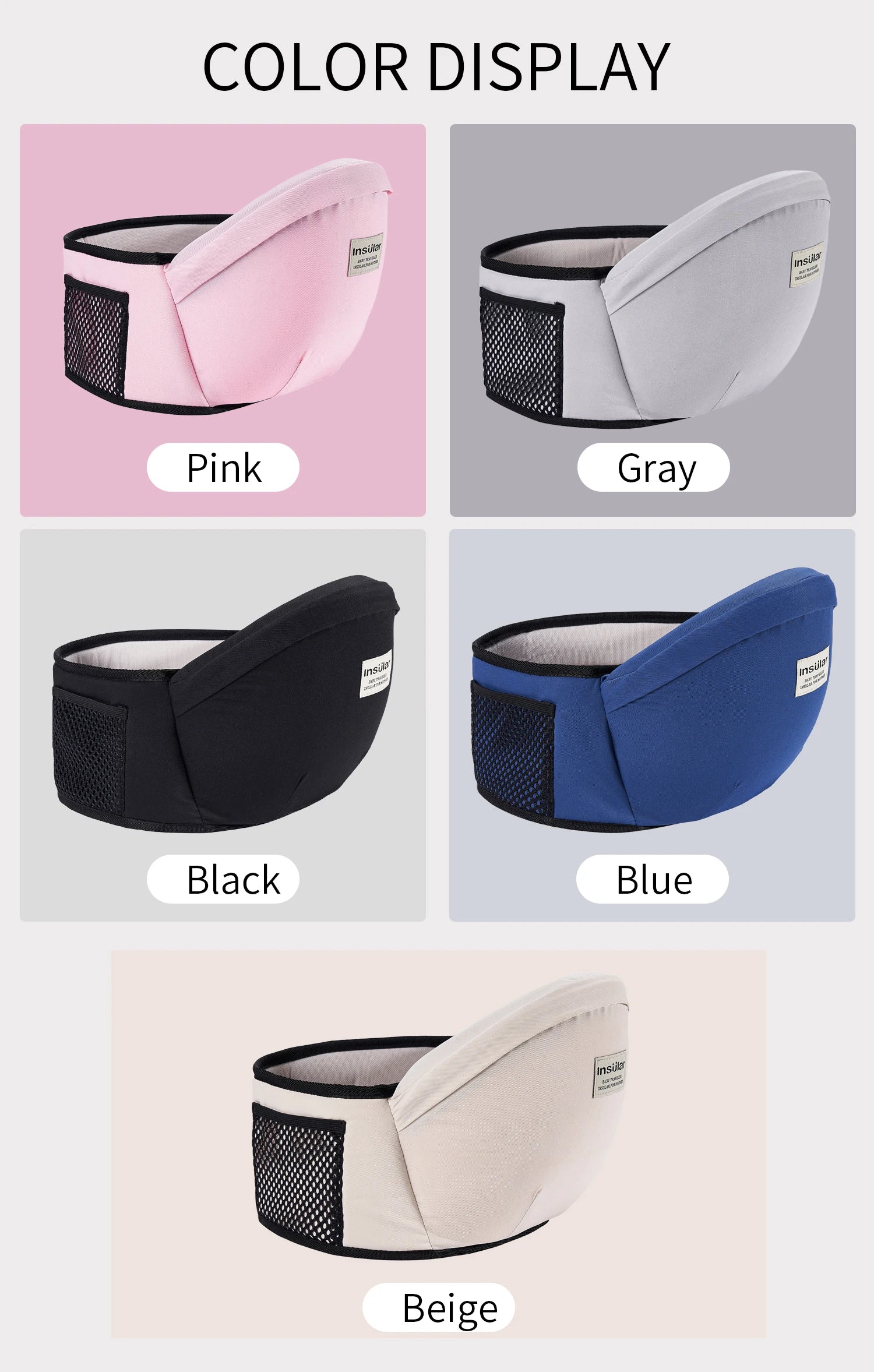 Ergonomisk bärsele/höftstol