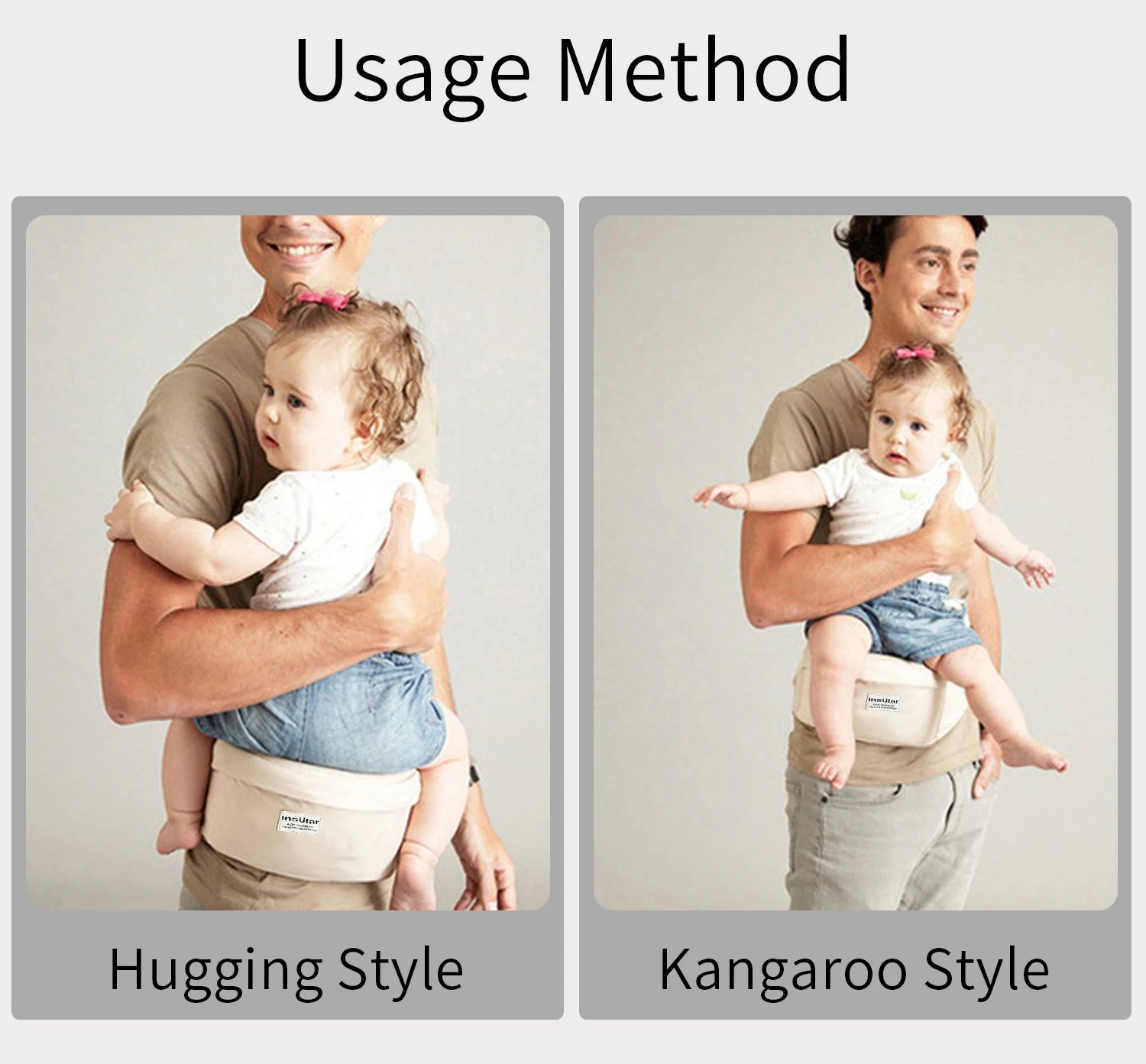 Ergonomisk bärsele/höftstol