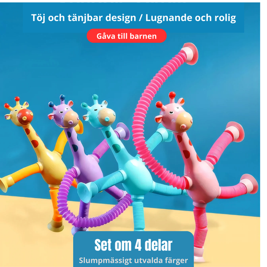 Giraffer som stimulerar sinnen!
